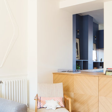 Rénovation et optimisation d'un appartement avec mobilier sur-mesure