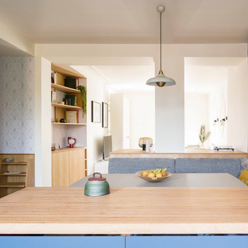 Rénovation et optimisation d'un appartement avec mobilier sur-mesure