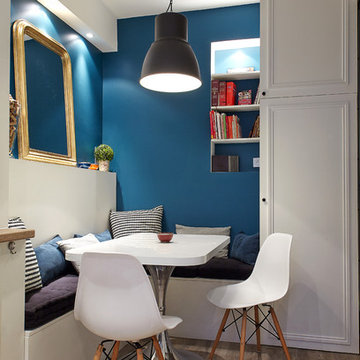 Rénovation totale d'une cuisine d'un appartement Haussmannien à Paris XVII