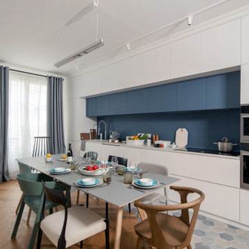 Restructuration totale d'un appartement familial