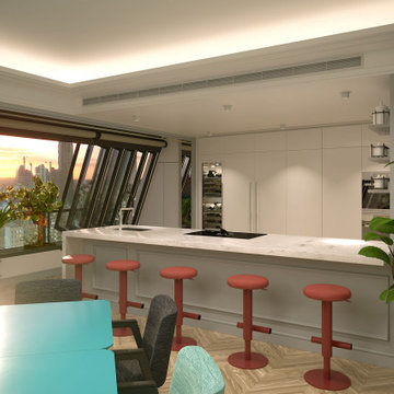 TheClub - Rénovation d'un appartement de 180m²