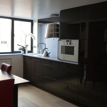 Transformation d'un appartement sur 2 étages en un loft chaleureux &fonctionnel