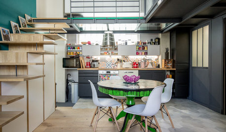 French Houzz Tour: A Stylish Mezzanine Expands a Small Apartment