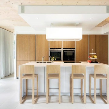 75 Ceramic Tile and Wood Ceiling Kitchen Ideas You'll Love - November, 2022  | Houzz