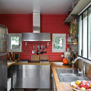 Wood house