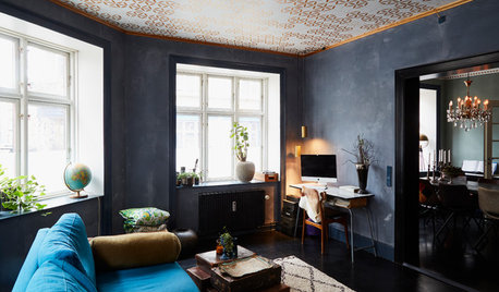 My Houzz: A Small Flat Does Scandi Style With a Bohemian Twist