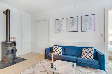 Modern living room in Copenhagen.