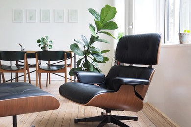Design ideas for a scandi living room in Copenhagen.