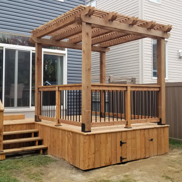 108 Sqft Deck with Pergola