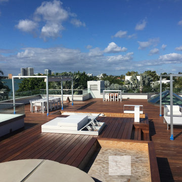 6,000 Sq/ft Ipe Roofdeck Private Residence North Miami Beach, FL