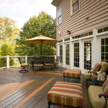 A Love of the Outdoors Inspires New Deck and Patio Design in Chantilly, Virginia