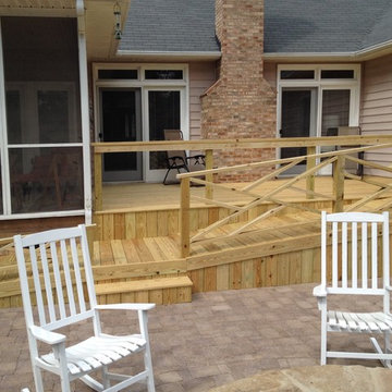 Accessible deck and ramp.