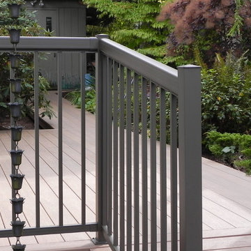 Affordable Aluminum Rail Deck with Pickets