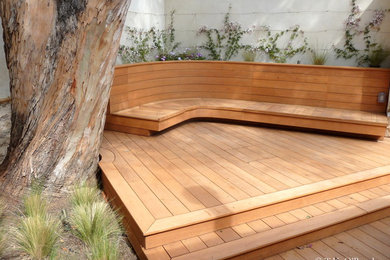 Amalfi Teak Deck and Bench