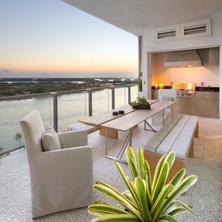 Foto di una terrazza contemporanea
