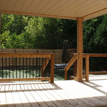 Architectural Knotty Cedar Deck