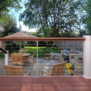 Arlington Deck with Cable Railing