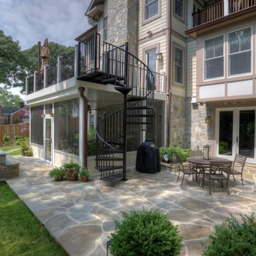 Arlington Deck with Screen Porch & Spiral Staircase