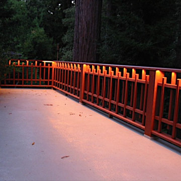 Asian Inspired Deck Railing
