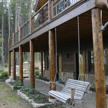 Authentic Rocky Mountain Log Cabin