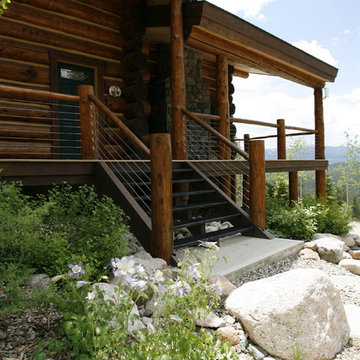 Authentic Rocky Mountain Log Cabin