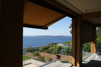 Deck - deck idea in Seattle with an awning