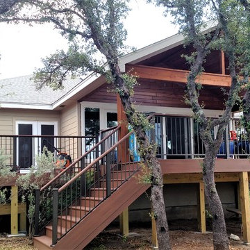 AZEK Deck and Covered Porch On Lake Travis