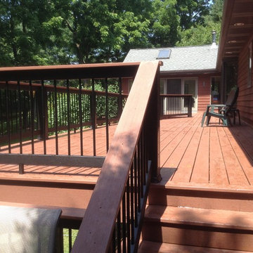 Azek Deck (Arbor Collection) With Timbertech (Builder Rail),