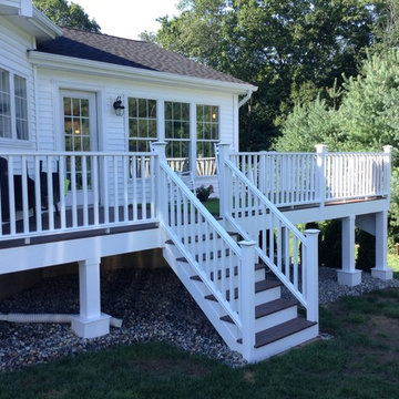 Back deck and stairs
