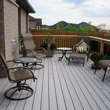 Back Yard Composite and Cedar Deck