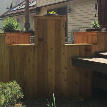 Backyard Cedar Planters