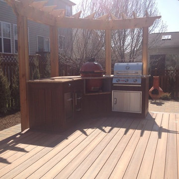 Backyard Deck, Outdoor Kitchen and Patio - Millersville, MD