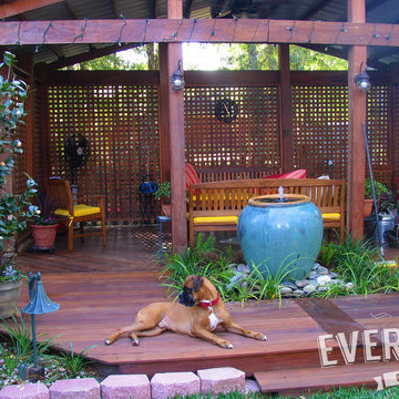 Backyard Retreat with Ipe Decking & Lattice