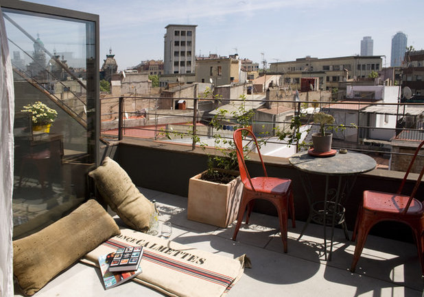 Contemporáneo Terraza y balcón by Churreria Photography