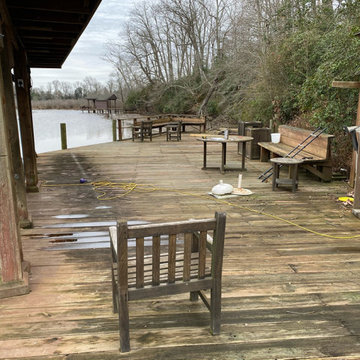 BEFORE Sunny Dock Rebuild in Port Royal, VA