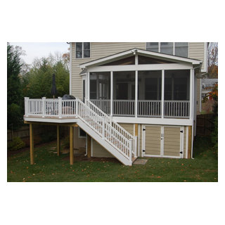 Bethesda Maryland Deck, Screen Porch, and Shed - Contemporáneo ...