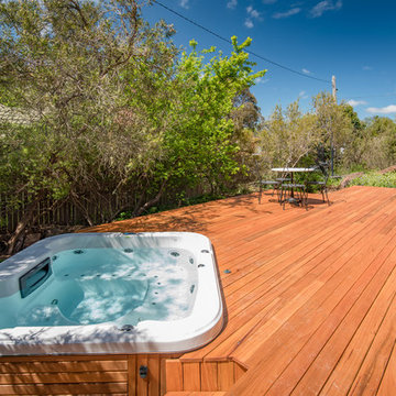 Blackbutt Deck with built in spa