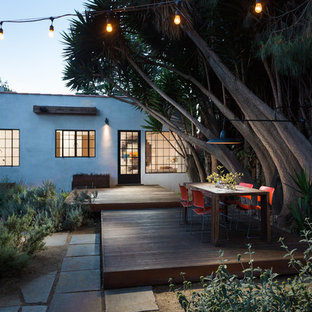 Deck - mid-sized contemporary backyard deck idea in Los Angeles with no cover