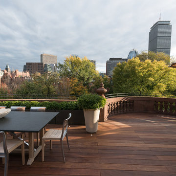 Boston rooftop garden