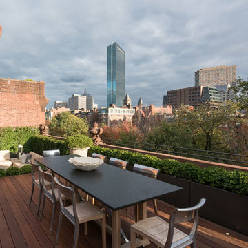 Boston rooftop garden
