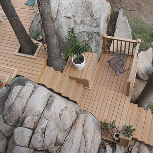 Deck - craftsman deck idea in San Diego