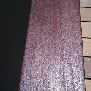 Inspiration for a large mediterranean deck remodel in New York