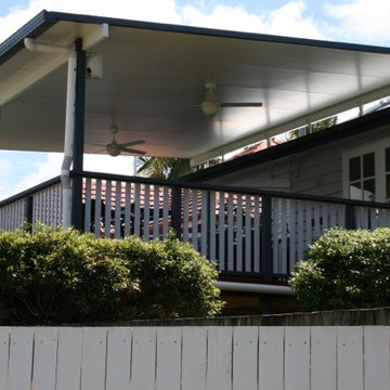 Brisbane Deck and Flyover Patio Roof Timber Balustrade