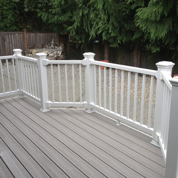 Campbell Trex deck and railing