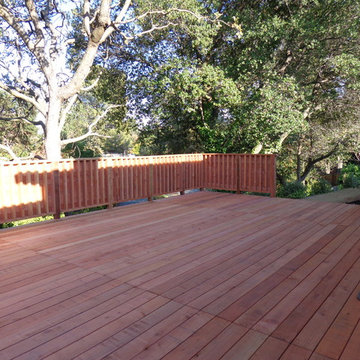 Cantilevered Deck with Railing