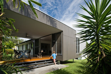 Design ideas for a modern terrace in Brisbane.