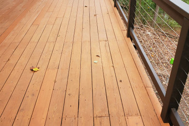 Inspiration for a modern deck remodel in Atlanta