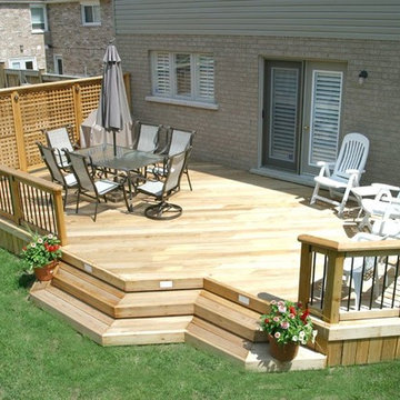 Enclosed Cedar Deck Steps - Photos & Ideas | Houzz