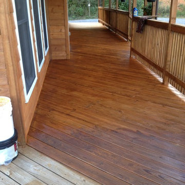 Cedar House Stained with DEFY Extreme Wood Stain