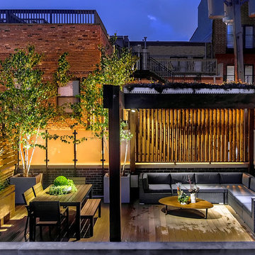 Chicago Wicker Park Garage Rooftop Deck